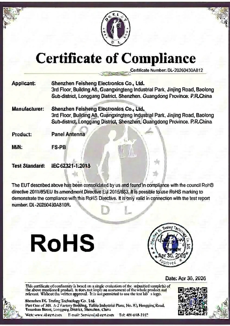 Panel Antenna Rohs