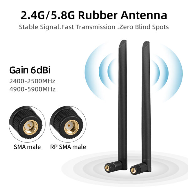 2.4 5.8 Rubber Duck Antenna (6)